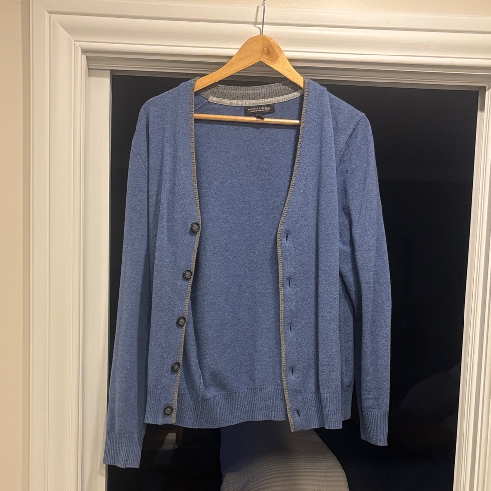 Banana Republic Blue Cardigan
